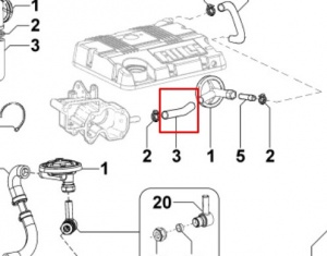 картинка Трубка сапуна ED0094000980-S