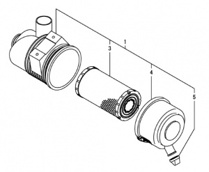 картинка Фильтр воздушный в сборе