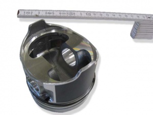 картинка Поршень с кольцами