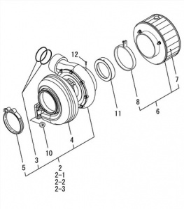 картинка Турбокомпрессор <- 148640-18023