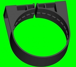 картинка Крепление корпуса воздушного фильтра Diam153